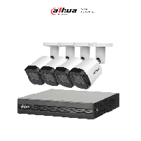 DAHUA DHT0250025 DAHUA KITXVR1B04H-I4B2A51-U - Kit de 4, DHKITXVR1B04HI4B2A51NU0280BS2