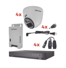 HIKVISION KH-1080P-4E-TWA Kit Audio Bidireccional TurboHD 10