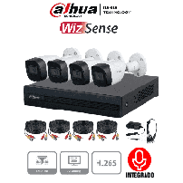 DAHUA DHT0250011 DAHUA KITXVR1B04-I+HFW1200CMA -Kit de , DHKITXVR1B04I4HFW1200CMNA0280BS5