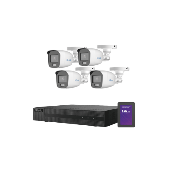 HiLook by HIKVISION HL-1080-CV/A/1TB Kit TurboHD 1080p + SSD