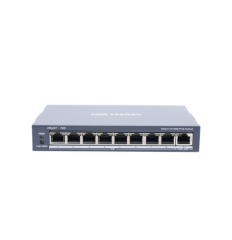 HIKVISION DS-3E1309P-EI Switch Monitoreable PoE+ / 8 puertos