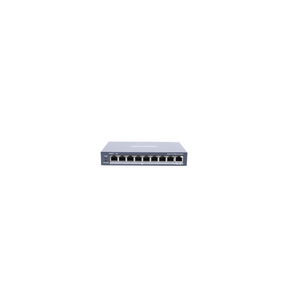 HIKVISION DS-3E1309P-EI Switch Monitoreable PoE+ / 8 puertos
