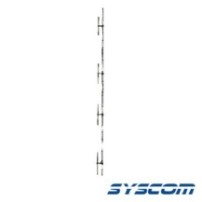 Syscom SJ4D-U Antena Base UHF de 4 Dipolos Rango de Frecuenc