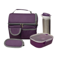 Syscom SETLUCH2 SET DE 2 LONCHERA DE 9 PULG. INCLUYE UN CILI