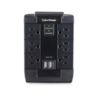 CYBERPOWER P600WSURC1 Multicontacto con Supresor de Picos de