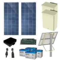 EPCOM POWERLINE PL-4POE-25 Kit Solar de 25 W con 4 Puertos P