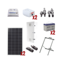 EPCOM POWERLINE PL-1224G-2R Kit Solar de 28 W con PoE Pasivo