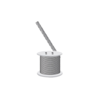 Syscom SRET635*60MTS CABLE RETENIDA DE 1/4 IN (RETAZO DE 60