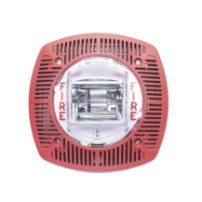 HOCHIKI SSPK-24PR Bocina con estrobo para pared color roja