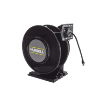 HUBBELL HBLI50CAT6 Black Industrial Reel 50 Ft CAT6 Cable