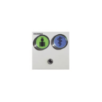IBERNEX NX0591/GB MODULO DE 2 BOTONES ILUMINADOS (VERDE Y AZ